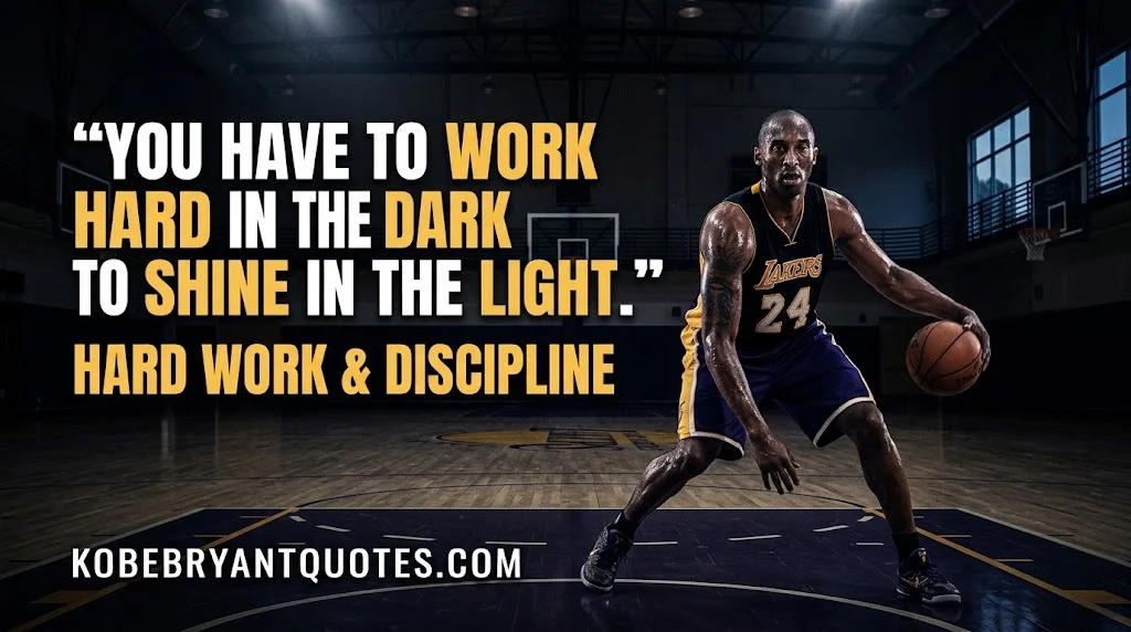 Kobe Bryant Hard Work Quotes: Lessons on Discipline and Dedication