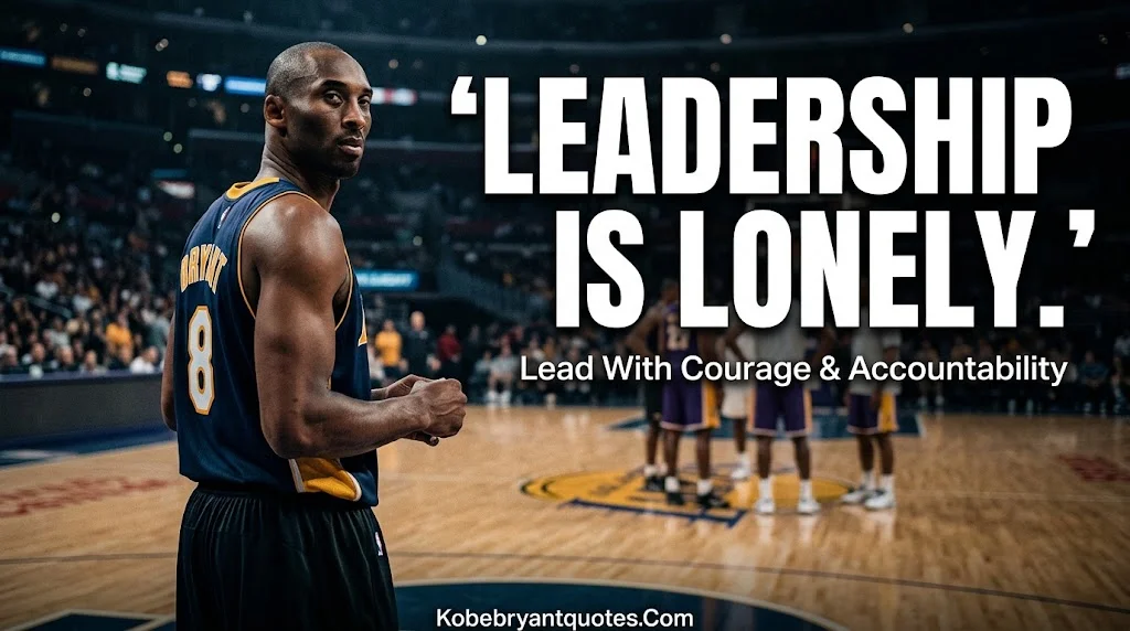 Kobe Bryant Quotes on Leadership and Accountability