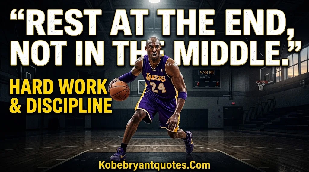 Kobe Bryant Work Ethic Quotes on Hard Work and Discipline