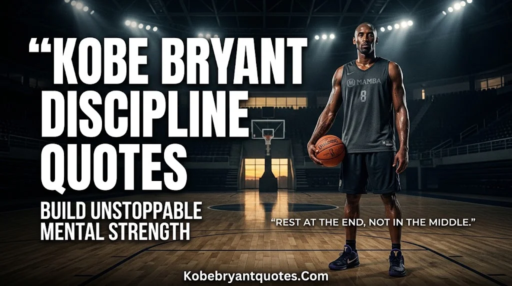 60 Inspiring Kobe Bryant Discipline Quotes to Build Unstoppable Mental Strength