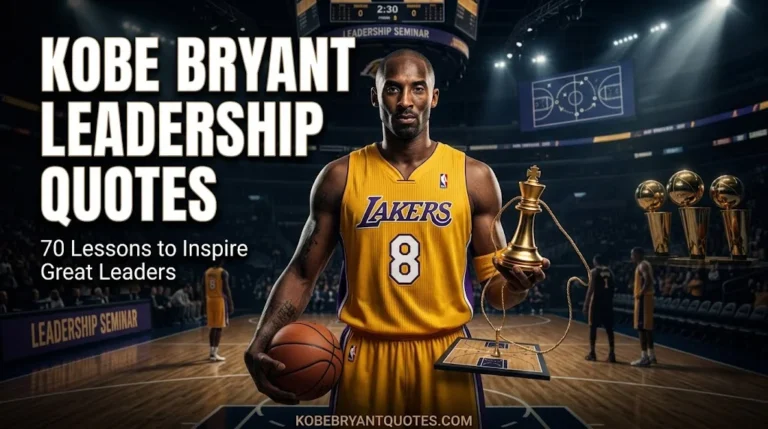 Kobe Bryant Leadership Quotes: 70 Lessons to Inspire Great Leaders